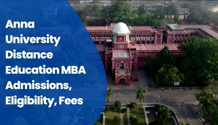 Anna University MBA Distance Education