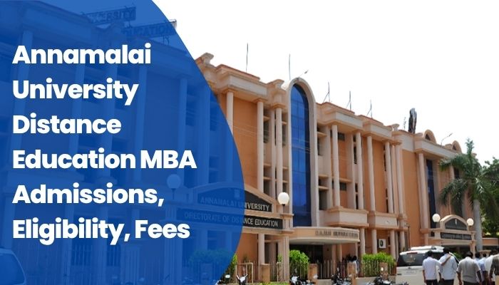 Annamalai University Distance Education MBA
