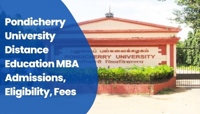 Pondicherry University Distance Education MBA