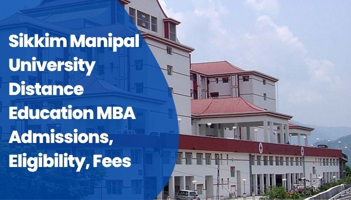 Sikkim Manipal University Distance MBA